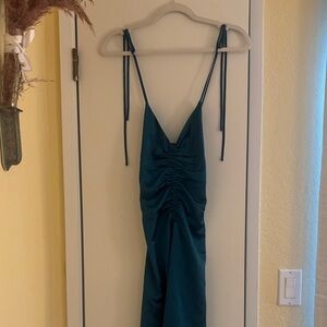 Jason Wu Elegant Teal Backless Dress